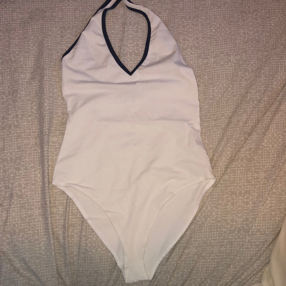 White Tank Stop Body Suit